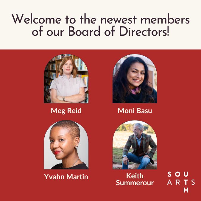 South Arts new board members - Meg Reid, Moni Basu, Yvahn Martin, Keith Summerour